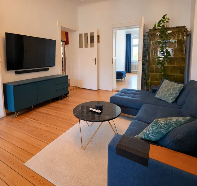 Möbliert & befristet: 3-Zimmer-Altbau in Berlin-Plänterwald — photo 1